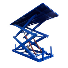 CE 1m 2m 3m   hydraulic fixed scissor cargo lift warehouse cargo scissor lift